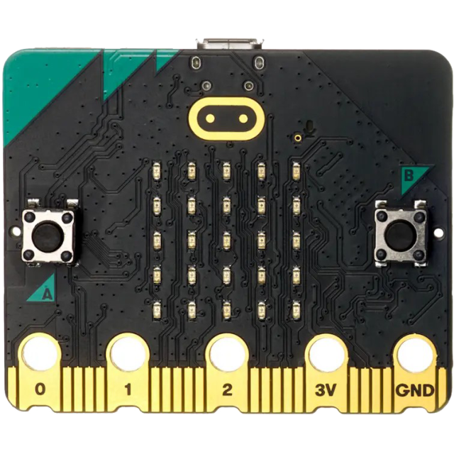 micro:bit V2 開發板 (含 USB 線)